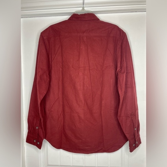 NWT Eddie Bauer Cotton Button Down Long Sleeve Shirt Size Large - Picture 2 of 8